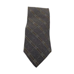 Donna Karan New York Dress Tie. Black and Brown